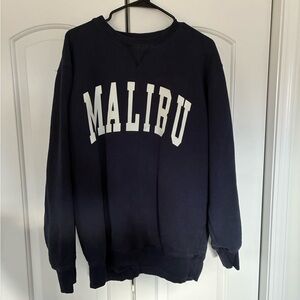 Brandy Melville Dark Blue Crewneck Sweater